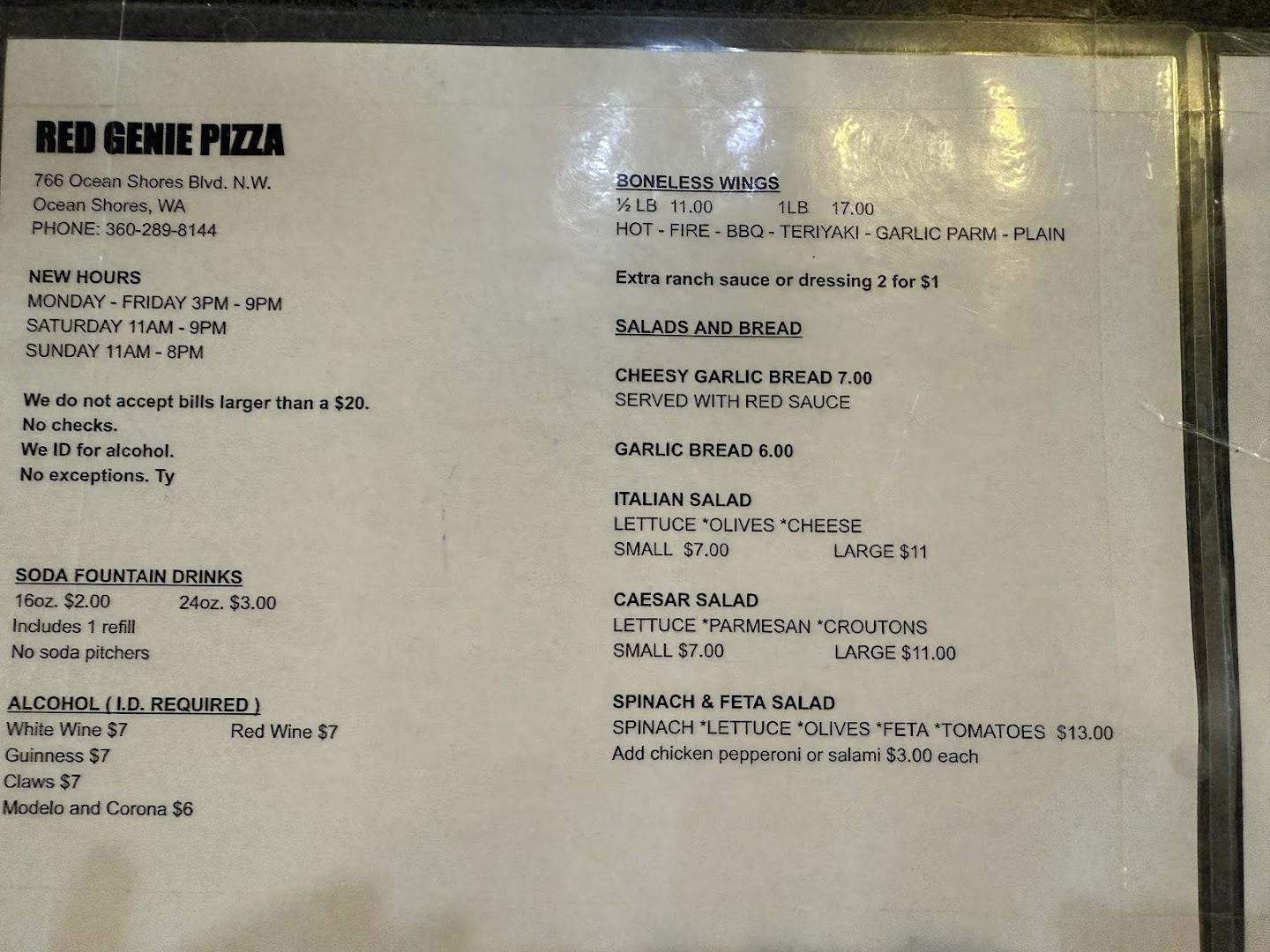 Red Genie Pizza